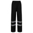 Hi Visibility Reflective Waterproof Over Trouser | Safety black